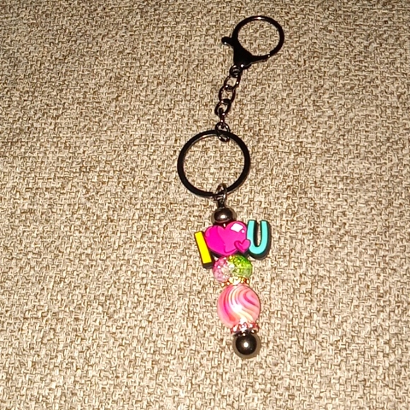 Hand Crafted Accessories - Beaded keychain